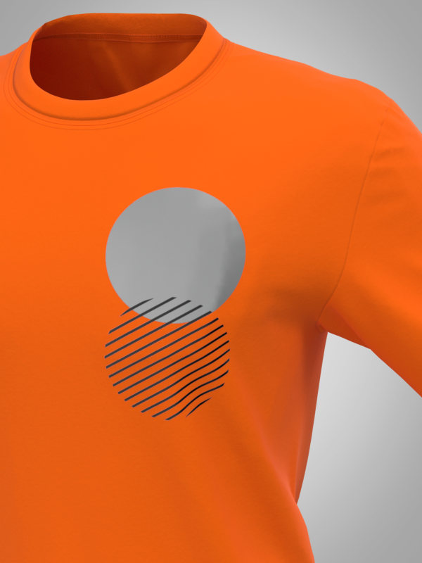 T-shirt Koko - Orange reflective
