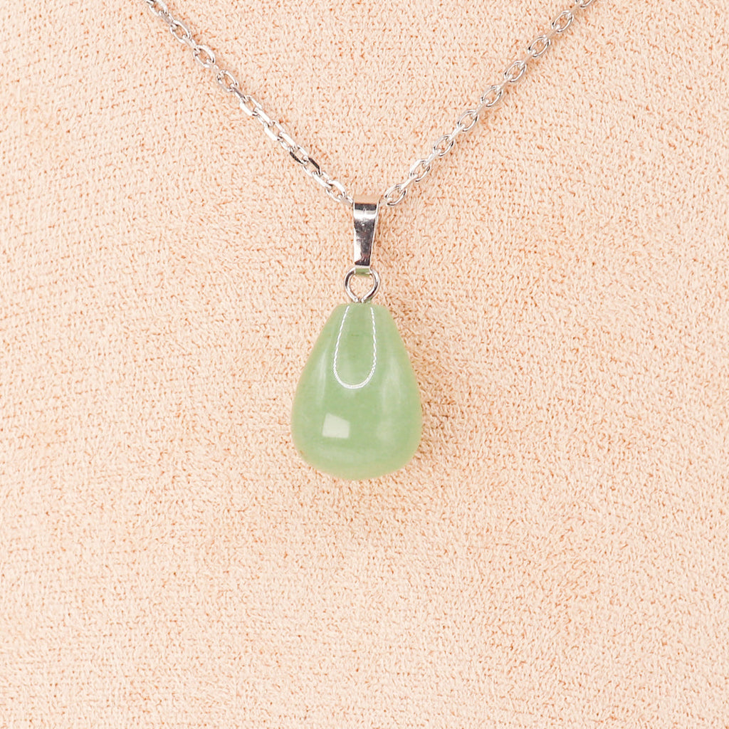 Pendentif | Goutte en Aventurine verte