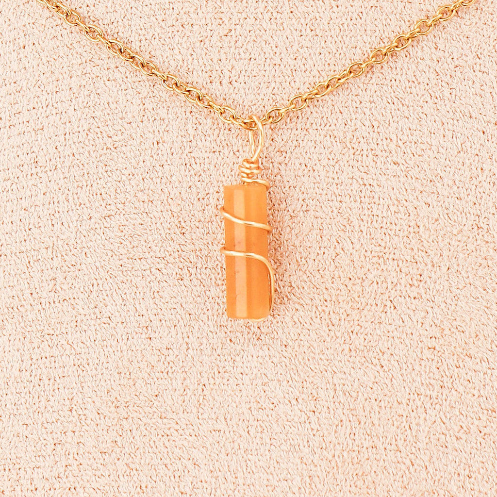 Pendant | Mini Jade Pillars “Plum Blossoms”