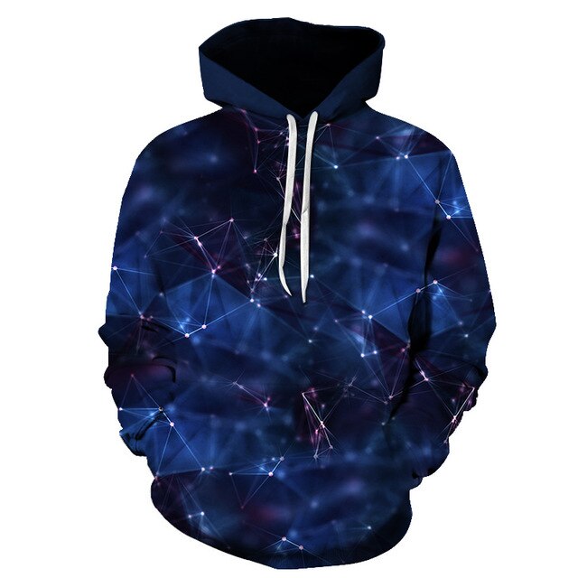 Milky Way series Men/Women 3D Sweatshirts Print Milk Space Galaxy Hooded Hoodies Unisex Tops Harajuku Pullover Pocket