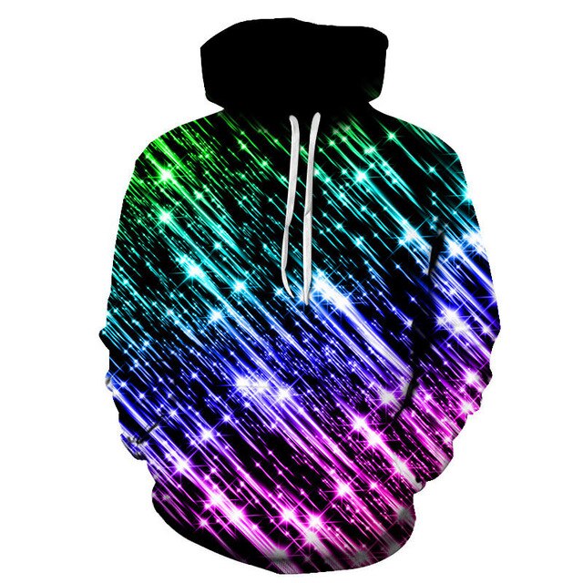 Milky Way series Men/Women 3D Sweatshirts Print Milk Space Galaxy Hooded Hoodies Unisex Tops Harajuku Pullover Pocket