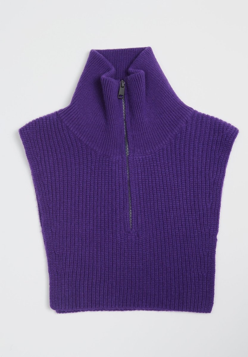 Écharpe cachemire 4 fils violet - ZAYA 1